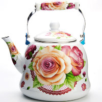 Чайник эмалированный Mayer & Boch Розы 5 л 23930